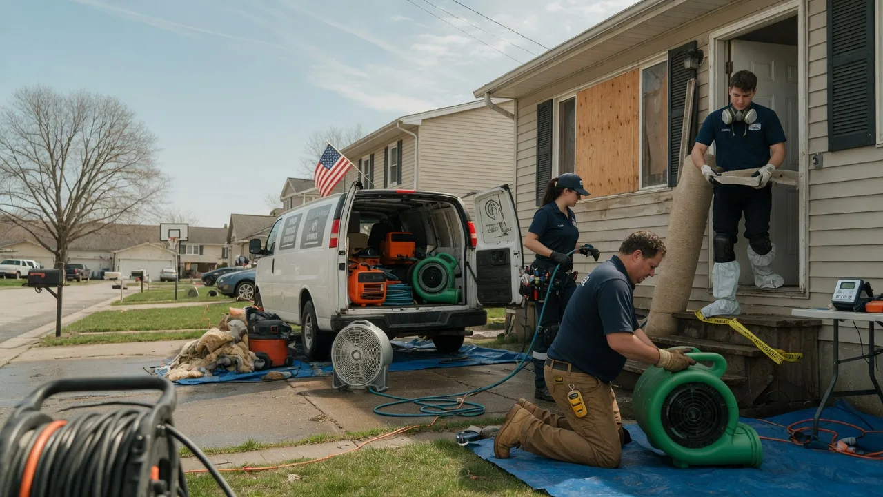 Water Damage Restoration in New Bloomington, OH near me